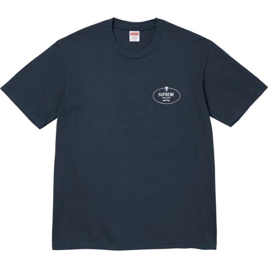 シュプリームSupreme Crest Tee　ネイビーXL