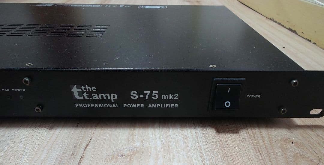 ドイツ製パワーアンプ thomann S-75mk2 説明書 箱付き