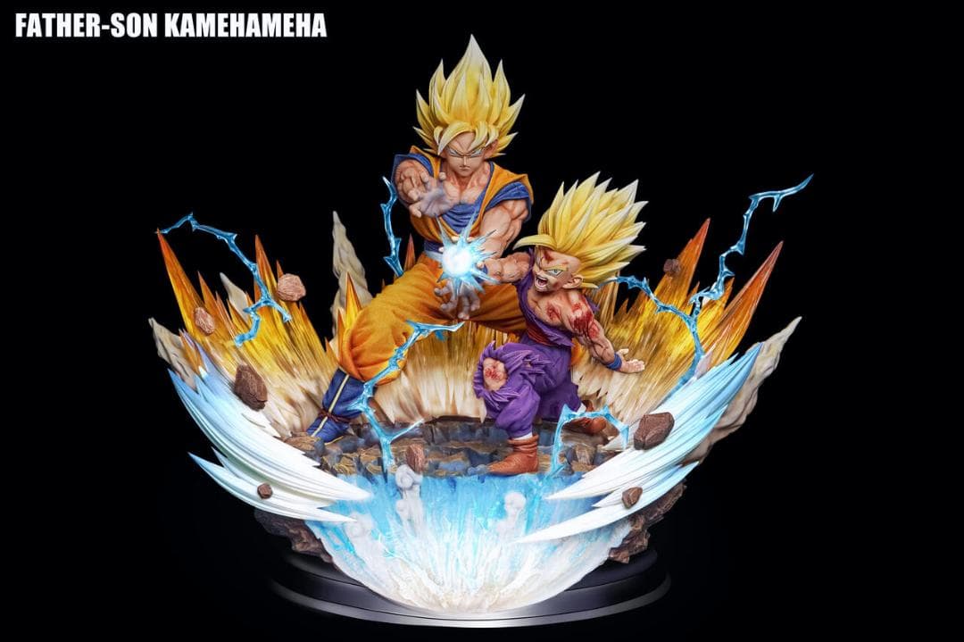 ドラゴンボール　親子かめはめ波　ガレージキット　フィギュア　海外スタジオ正規品