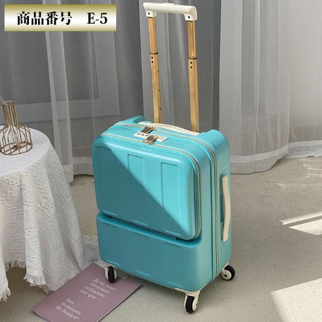 スーツケース 機内持ち込み キャリーバック Sサイズ　【E-5　ブルー】