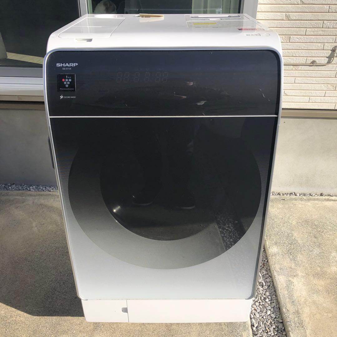 SHARP シャープ ドラム式洗濯乾燥機 ES-X11A-SR 右開き 11kg