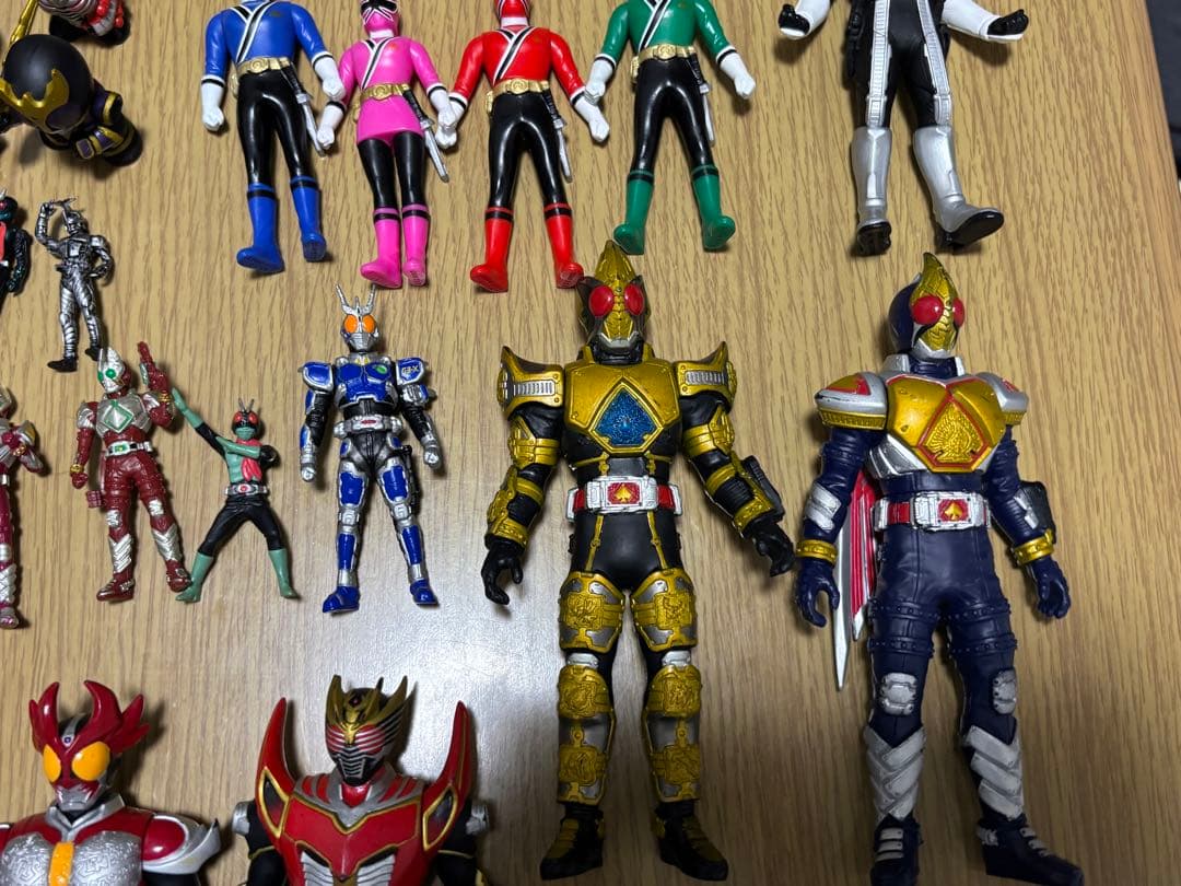 仮面ライダー 特撮 戦隊モノ フィギュア 指人形 まとめ売り 68体