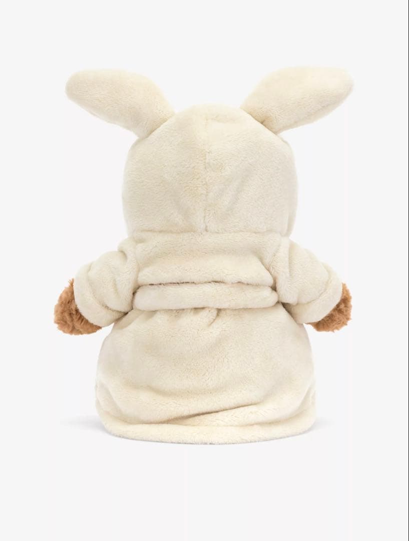 ぬいぐるみ  Bathrobe Bear soft toy 26cm