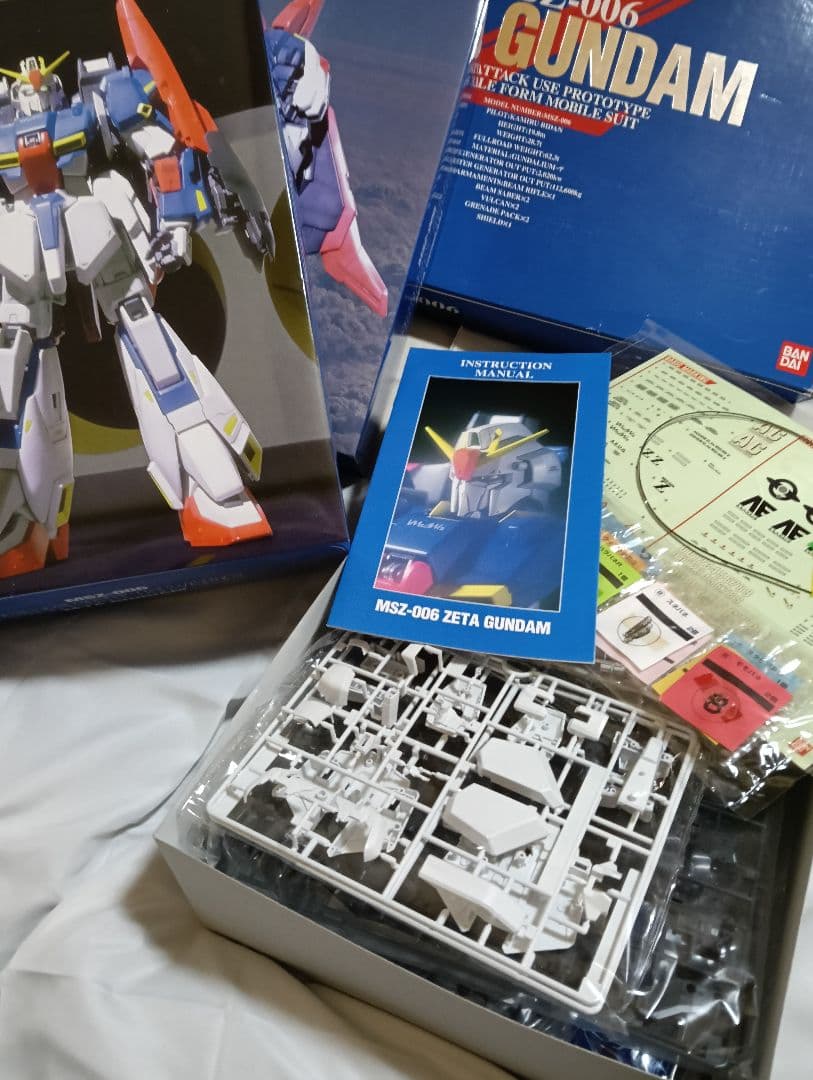 BANDAI 1/60 PG　MSZ-006 ZETA GUNDAM 未組立