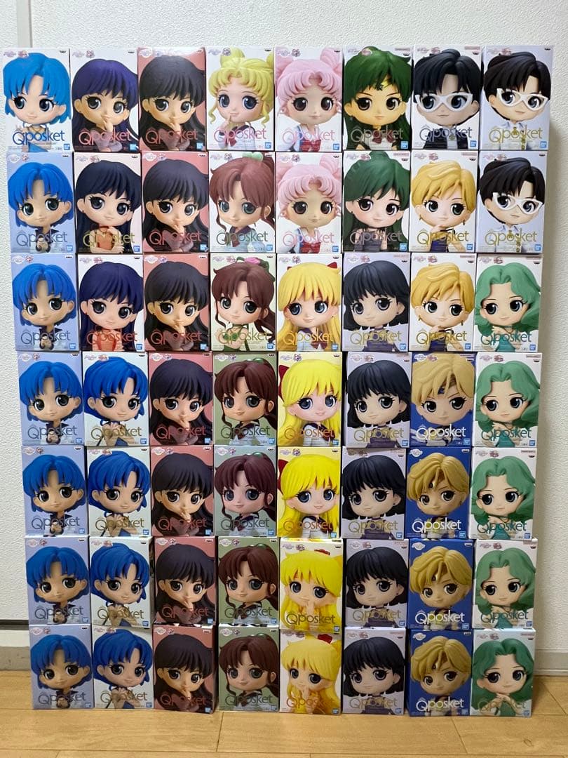 未開封 セーラームーンフィギュア 56個 Qposket まとめ売り