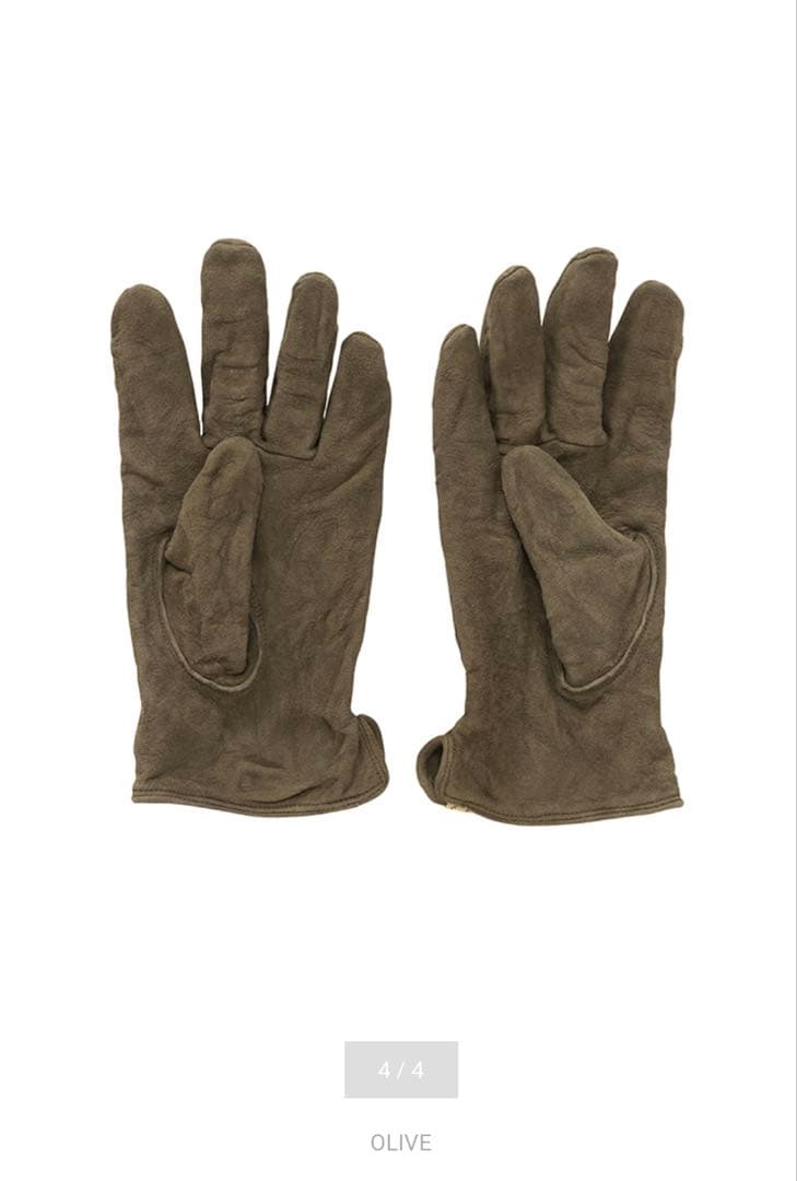 小物 visvim SUEDE GLOVES & MIL DOWN MUFFLER