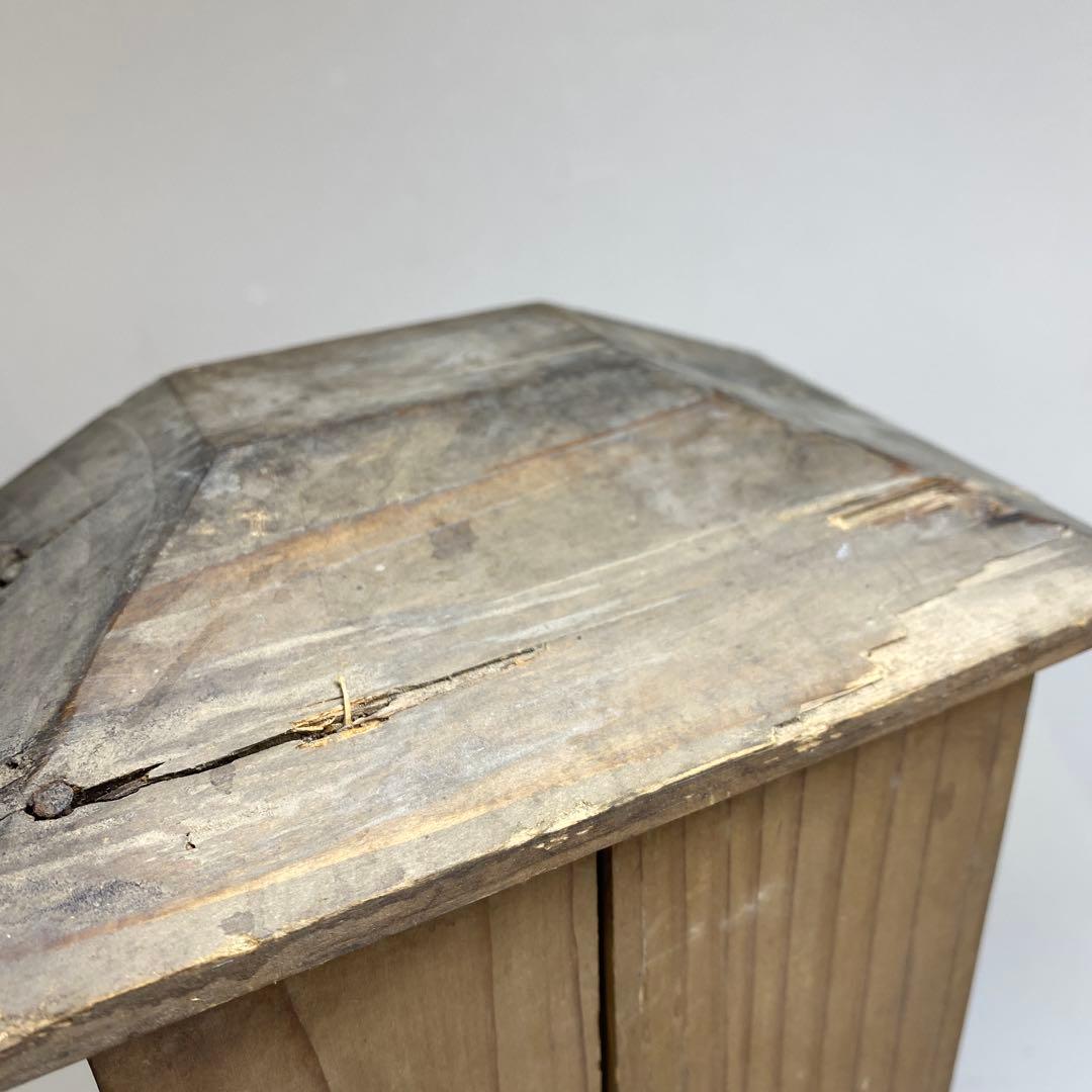 江戸初期　木彫　阿弥陀仏　厨子入　東さ7-1124②