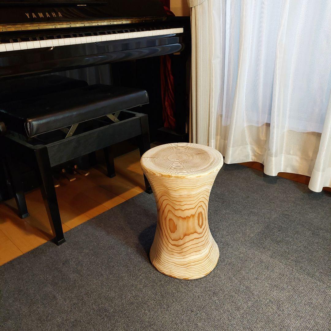 杉 切り株 丸太 椅子 スツール 高さ約39㎝ 12600円