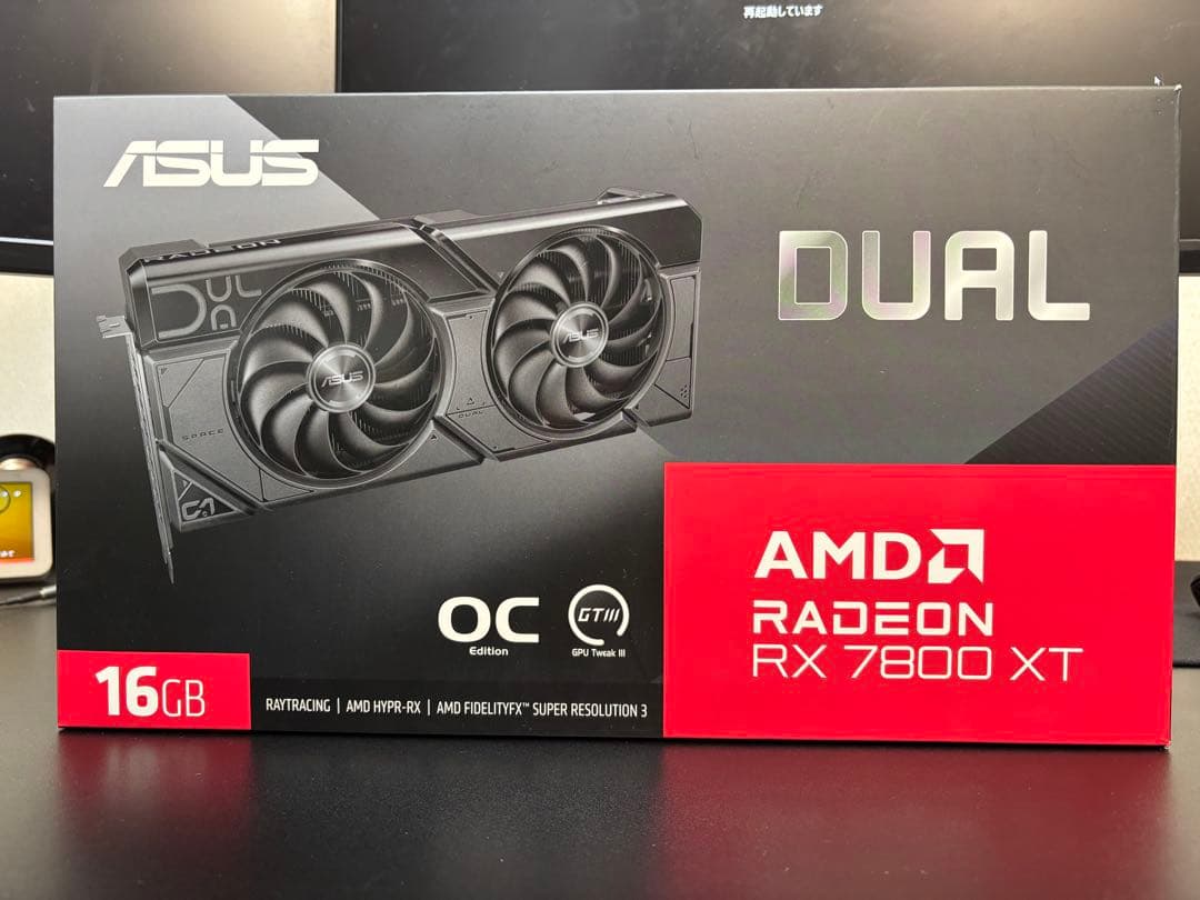 グラフィックボード・グラボ・ビデオカード ASUS Radeon RX 7800 XT 16GB OC Edition
