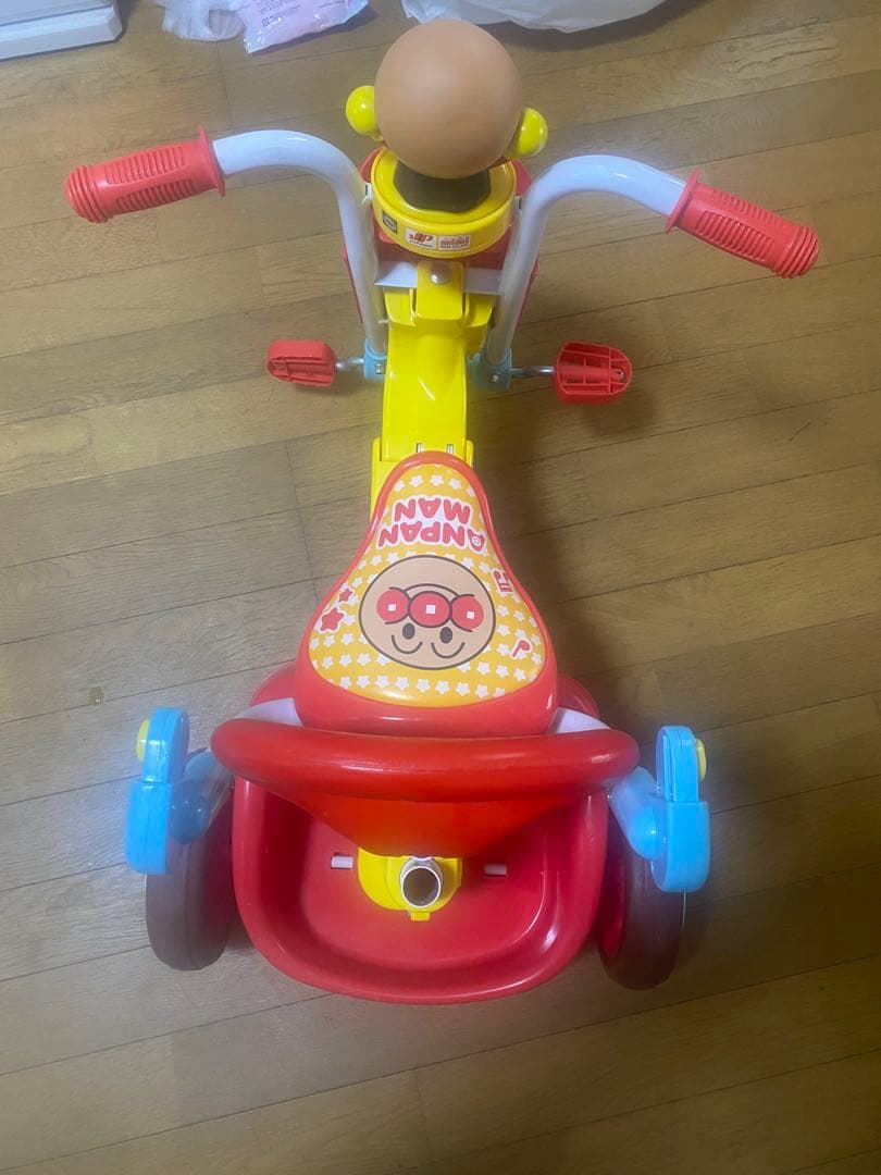 アンパンマン 折りたたみ三輪車 オールインワンUP2