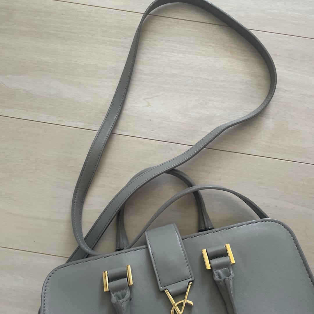 美品　イヴサンローラン　ベイビー　モノグラム　カバス　バッグ　ショルダーバッグ