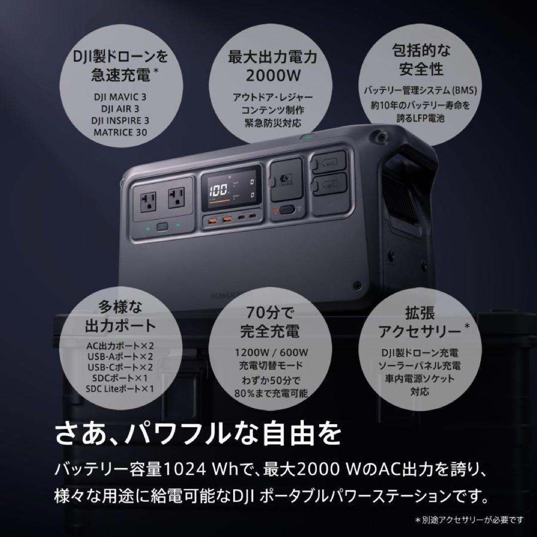 [最終値下げ！]Dji POWFR1000 ソーラーパネルセット