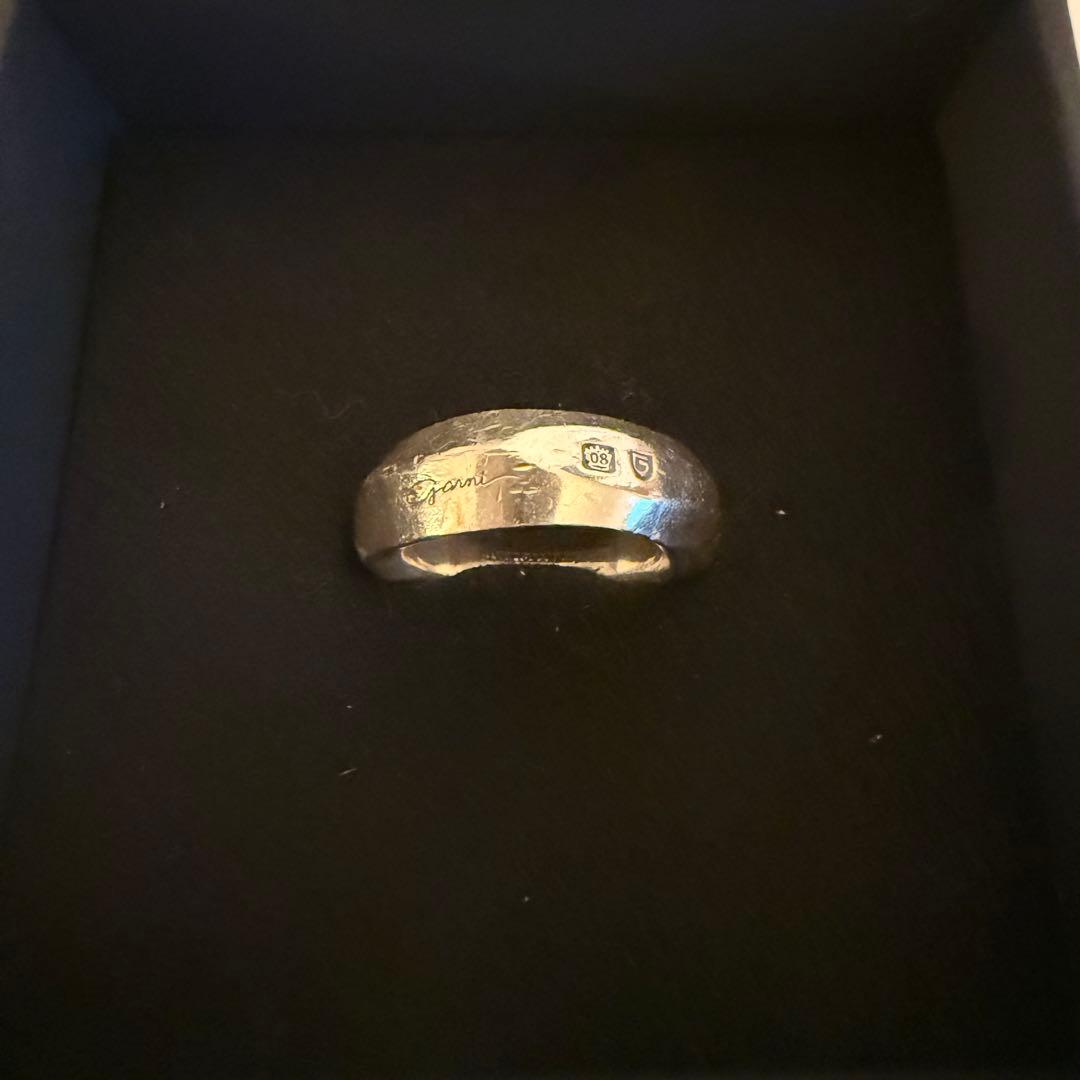 値下げ❗️GARNIシルバー/クロッケリーリングL/silver925/13号