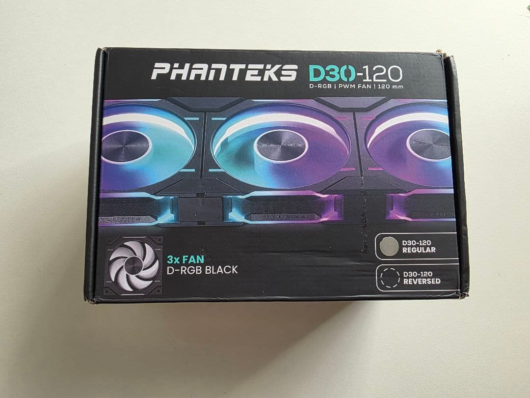 phanteks d30 120mm 連結ケースファン