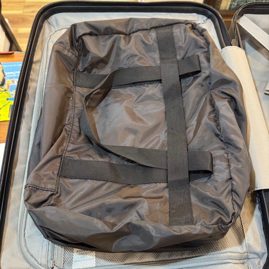 286＊■無印良品　ハードキャリーケース　ブラック　32L　バッグ付き　鍵2本