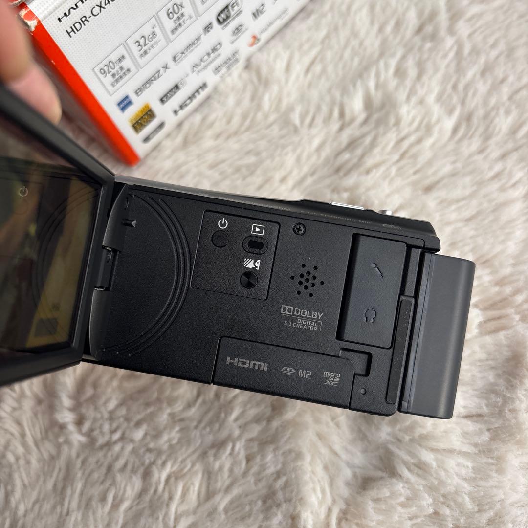 美品SONY HDR-CX485 ビデオカメラ 本体