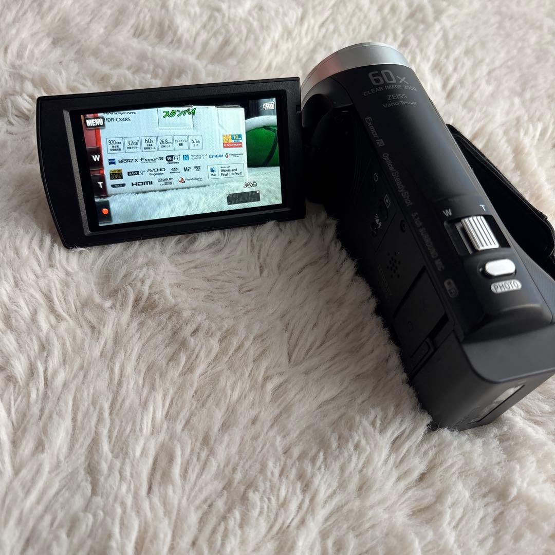 美品SONY HDR-CX485 ビデオカメラ 本体