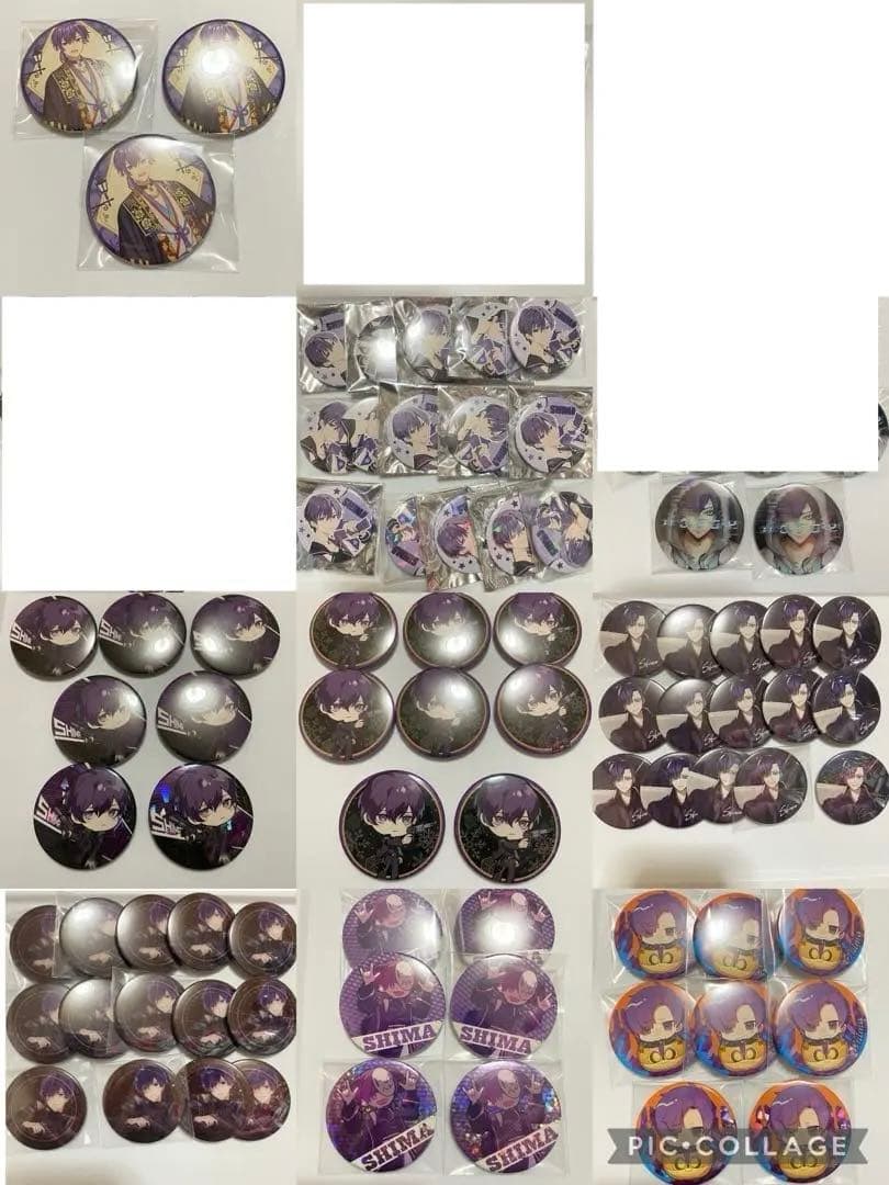 浦島坂田船 志麻 缶バッジまとめ