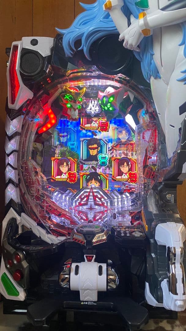 実機　Pシン・エヴァンゲリオンX　循環式パチンコ