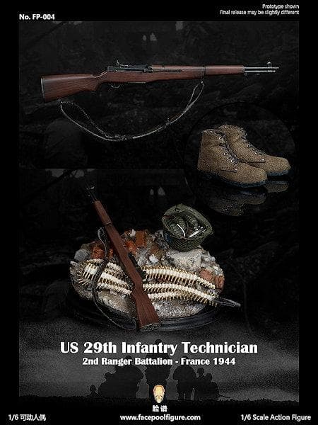 1/6 WW2 米陸軍第２レンジャー大隊 第２９歩兵師団 技能兵 スタンダード版