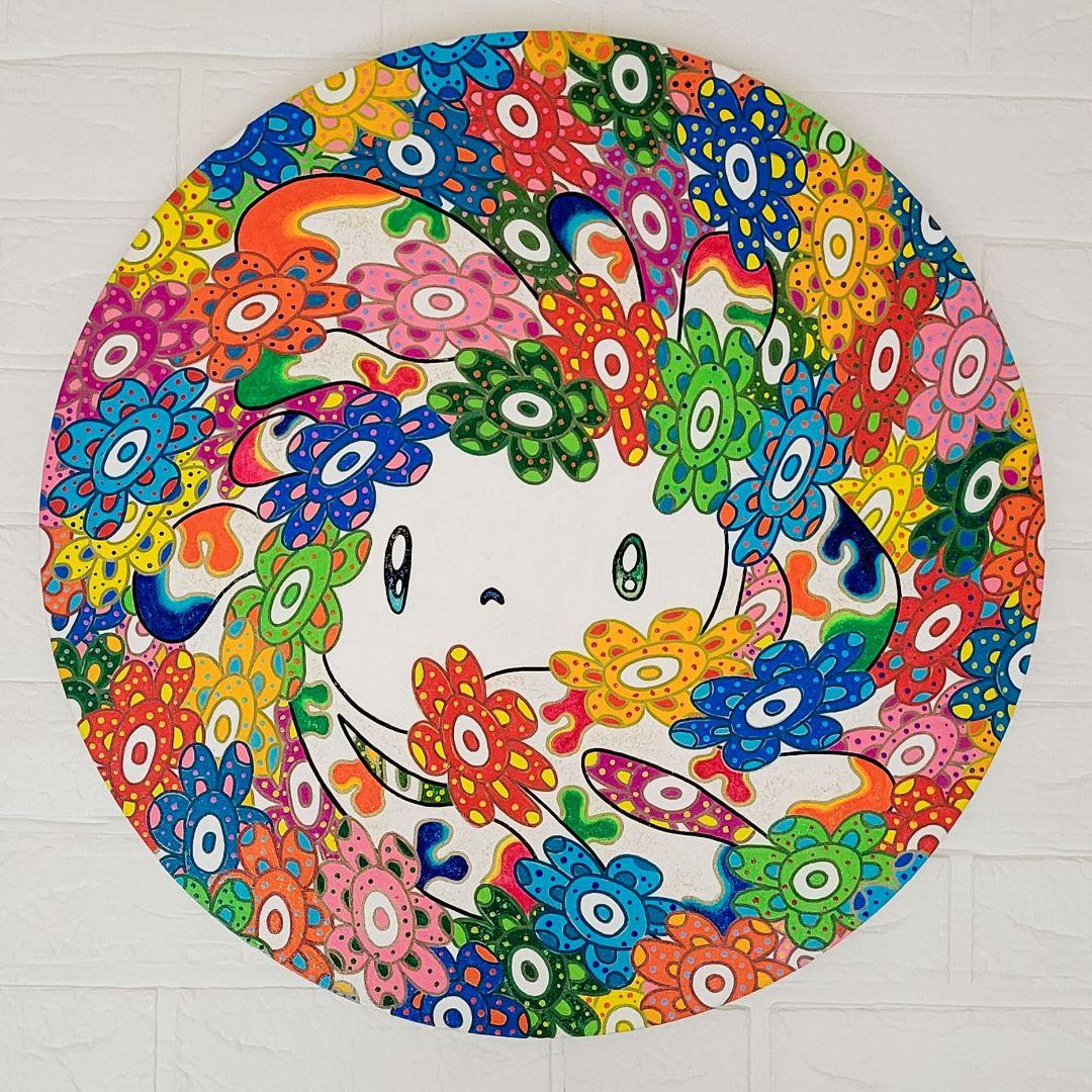 ★鈴木哲也★丸50(500×500mm)アクリル原画1点物★送料無料#142