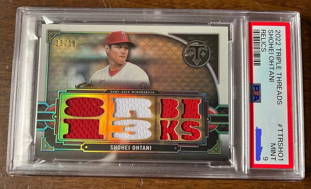 大谷翔平TOPPS TRIPLE THREADS RELICS #TTRSHO1