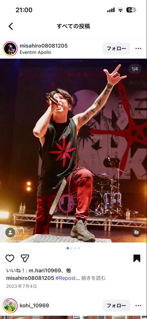 KUSIKOHC Taka着用　Tシャツ　サイズL