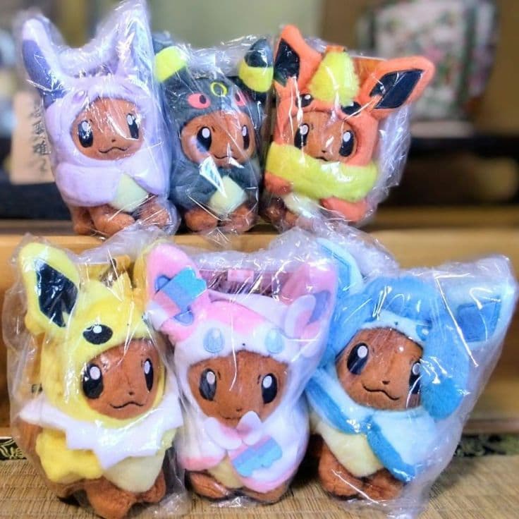 イーブイ✨　ポンチョシリーズ　マスコット　ポケモンセンター限定！