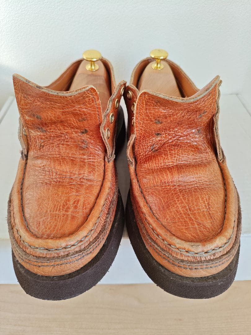 OK ラッセルモカシンオネイダ 8E イエロー マンソンラスト