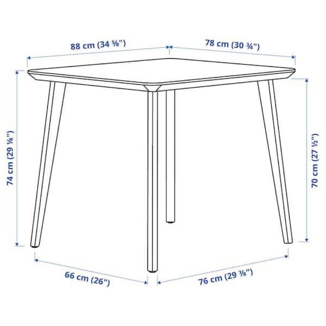 IKEA LISABO テーブル イケア 北欧 ダイニング