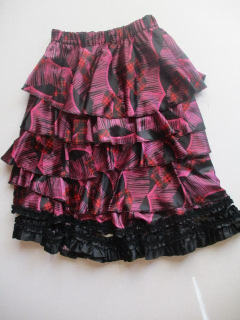 COMME des GARÇONS ,リップ柄フリルスカート