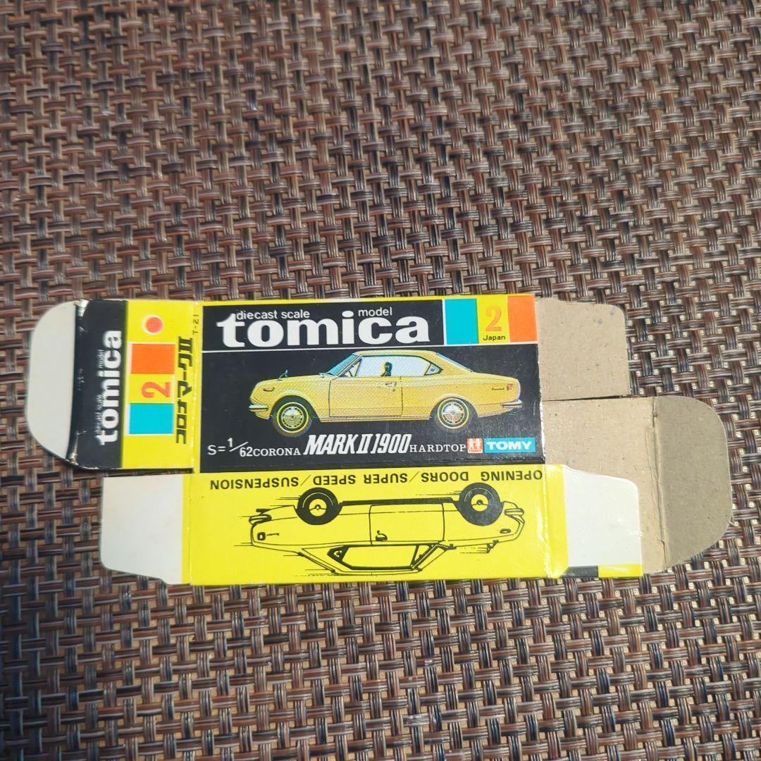 トミカ 2 CORONA MARKⅡ コロナ マーク2 赤色指定箱 黒箱 日本製