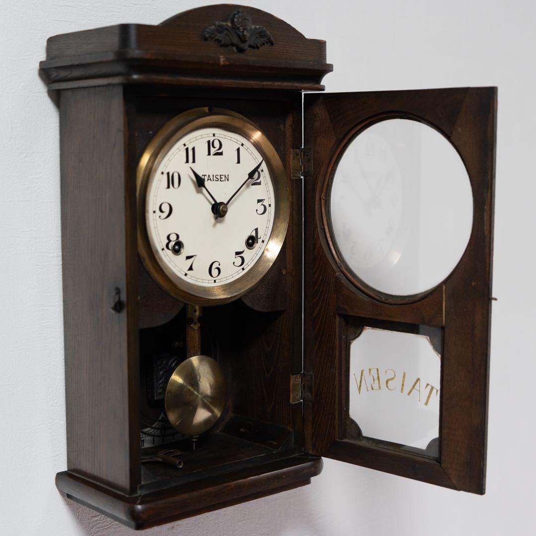 TAISEN 振り子時計　昭和レトロ　オーバーホール済　動作品