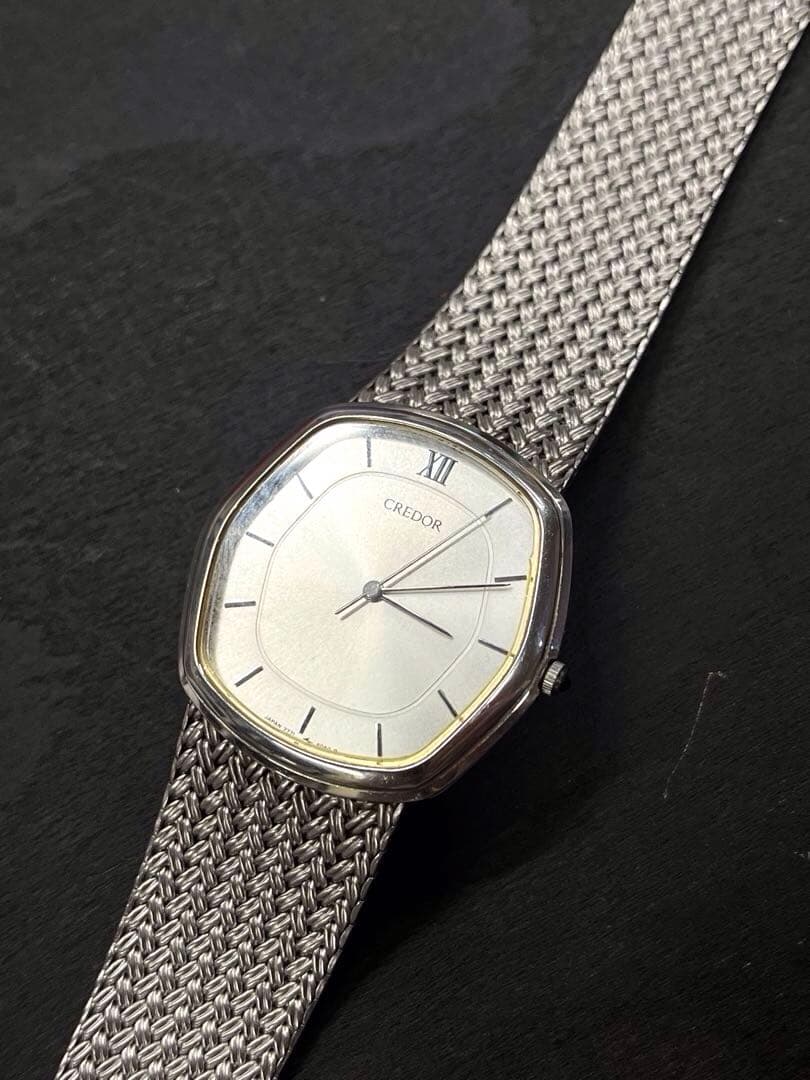 SEIKO クレドール　オクタゴン　Credor メンズ腕時計　クオーツ