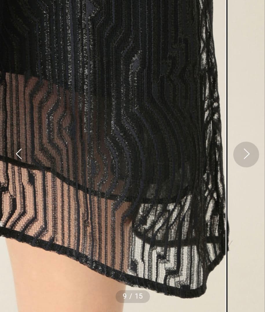 極美品エポカスカート☆エブール☆アンスリード☆シンメ☆マディソンブルー☆サンドロ