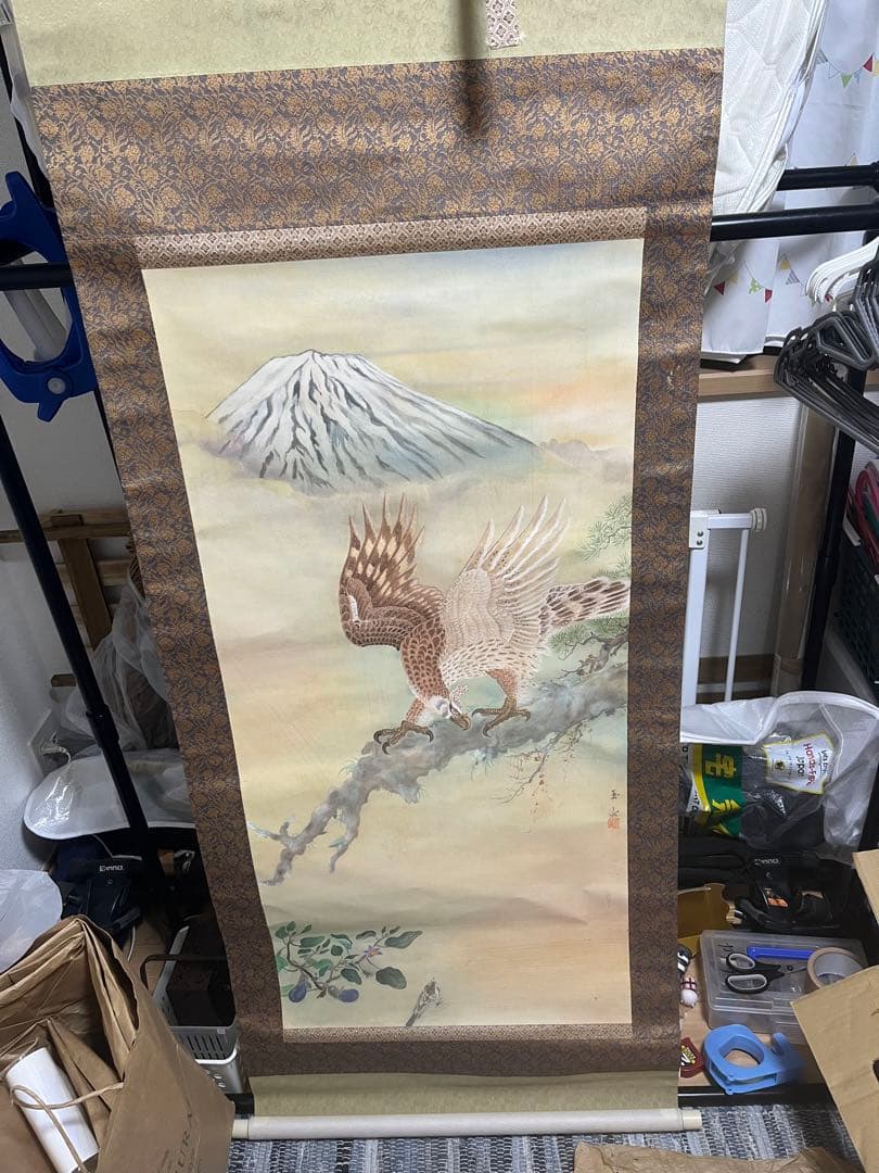 玉水　掛軸