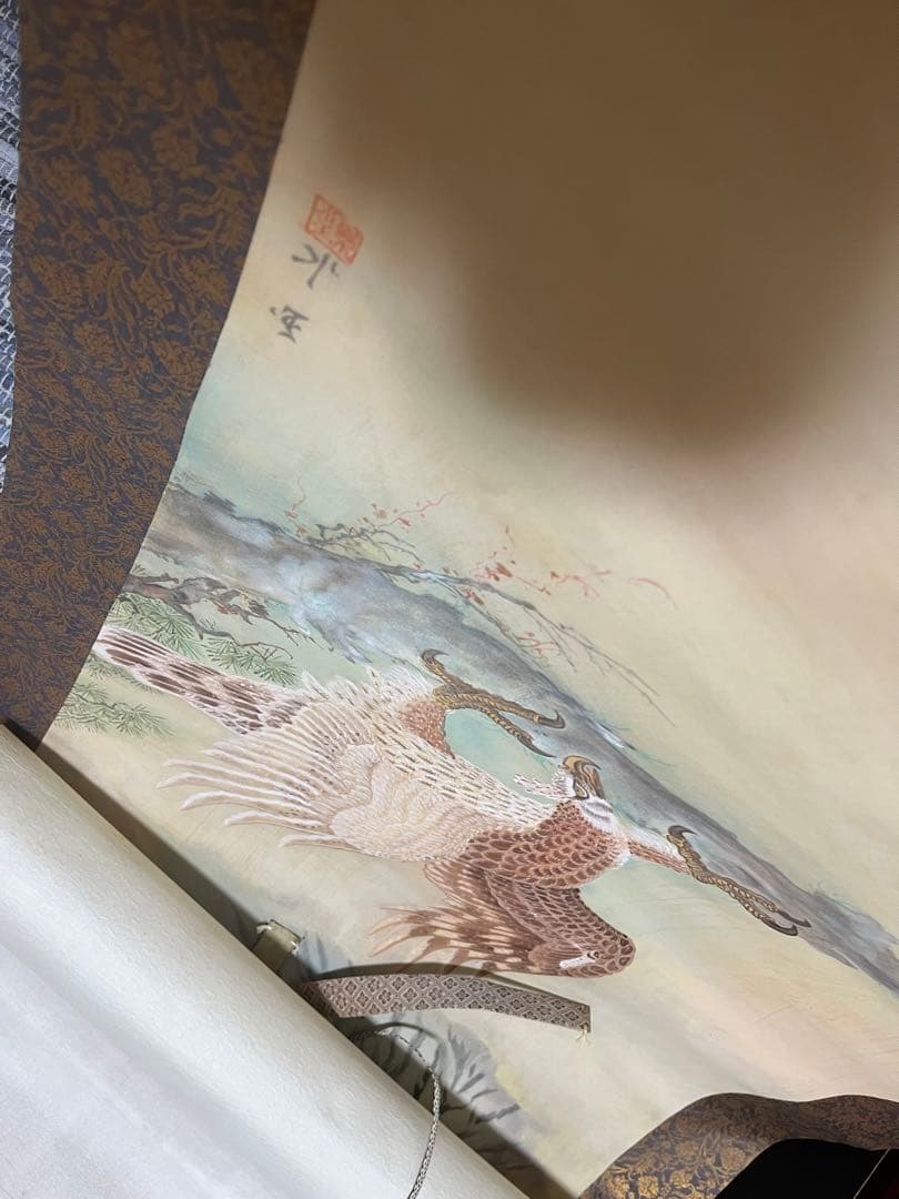 玉水　掛軸