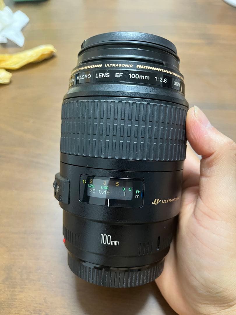 Canon EF100mm F2.8 マクロ USM 単焦点マクロレンズ フル