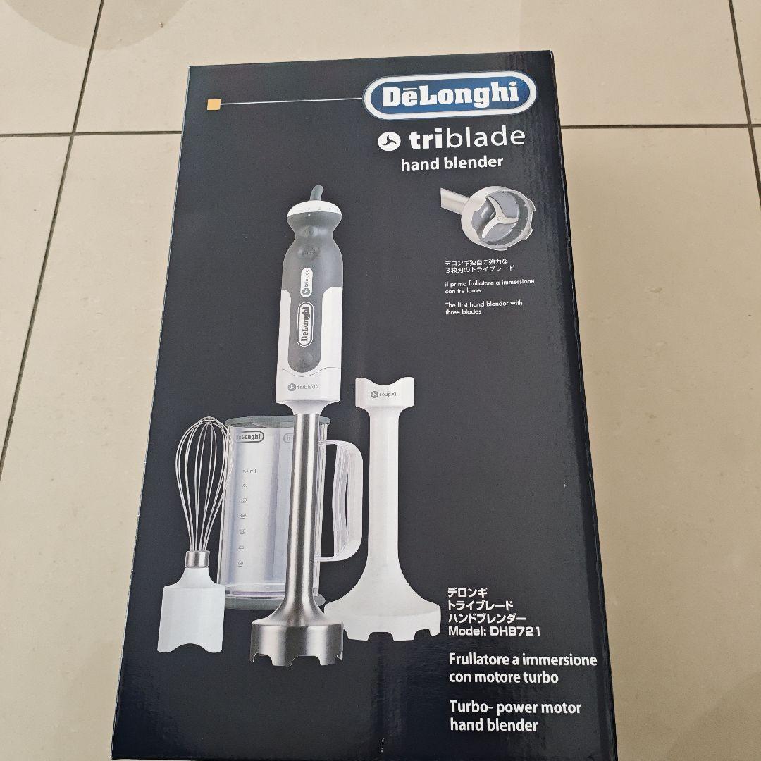 【未使用】DeLonghi DHB721 トライブレード ハンドブレンダー