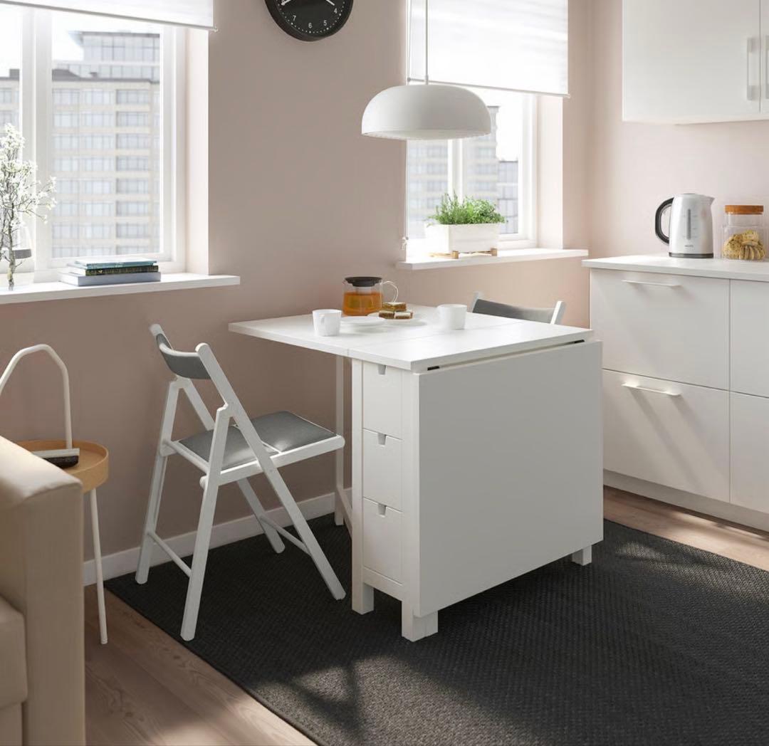 【美品】IKEAノールデン バーチ　ホワイト