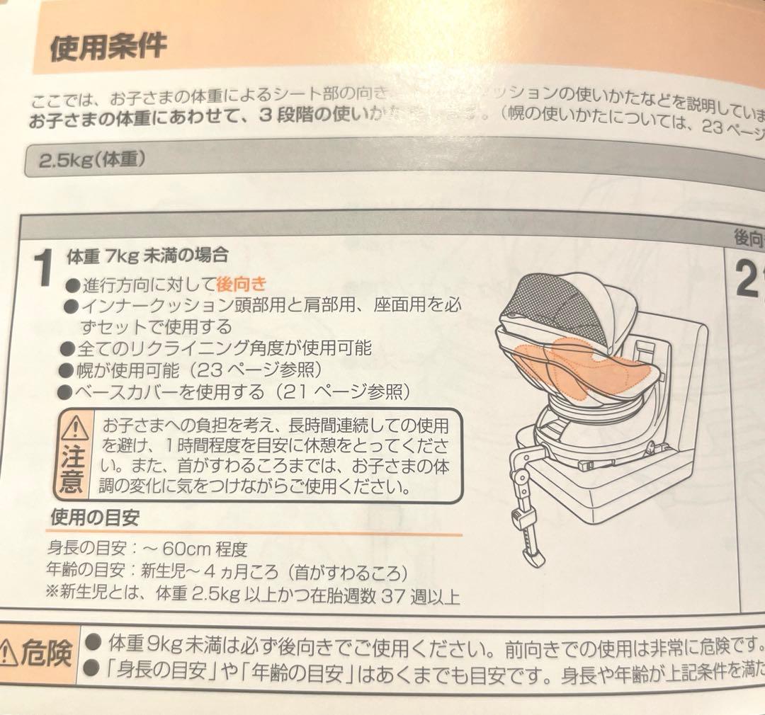 コンビ　ネルーム ISOFIX対応 回転式チャイルドシート　フルシートカバー付