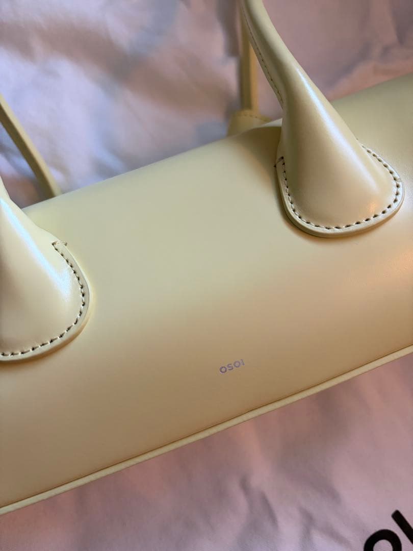 ＜OSOI＞BOAT WIDE MINIバッグ イエロー ショルダーバッグ