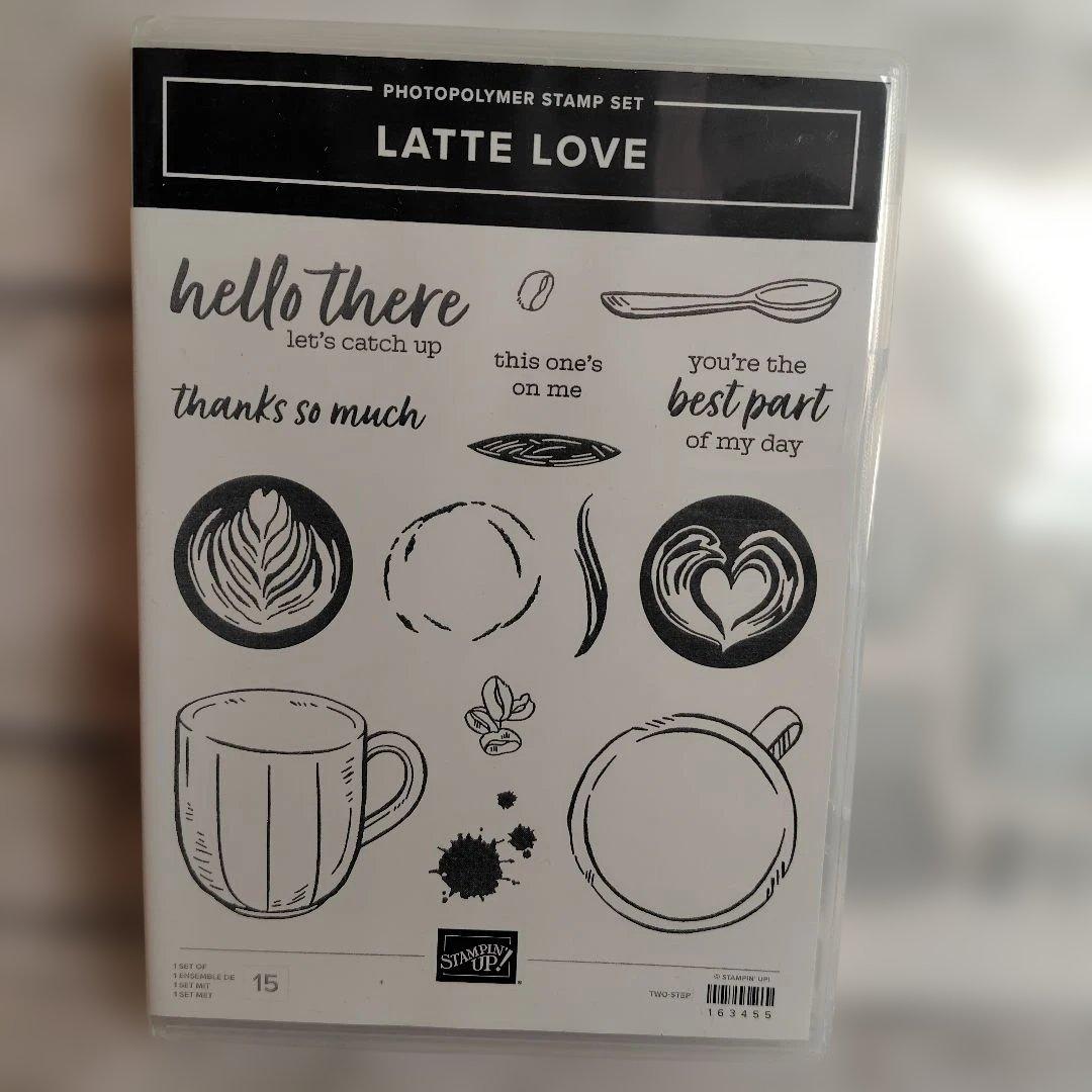 新品スタンピンアップ★LATTE LOVE フォトポリマースタンプセット