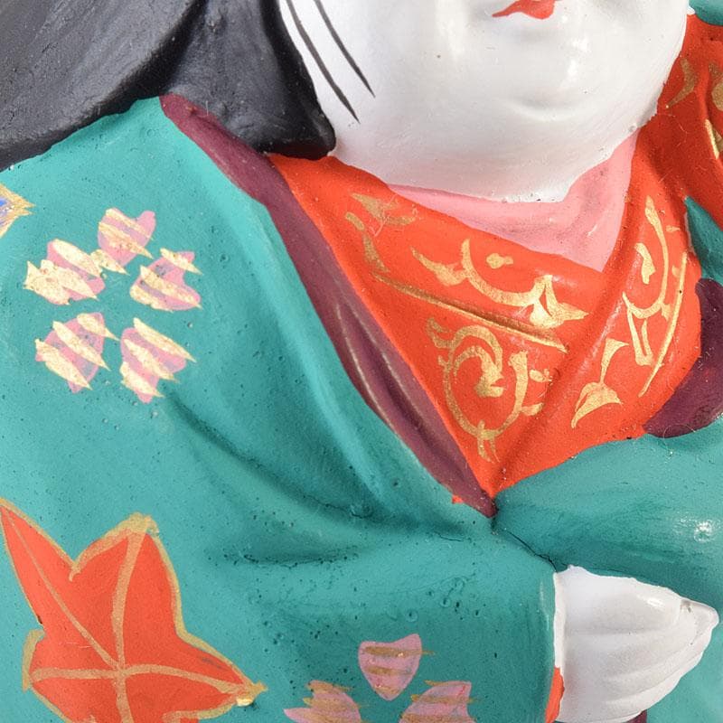 茶道具　京焼　北村雅耕作　お福　香合　共箱　V　8337