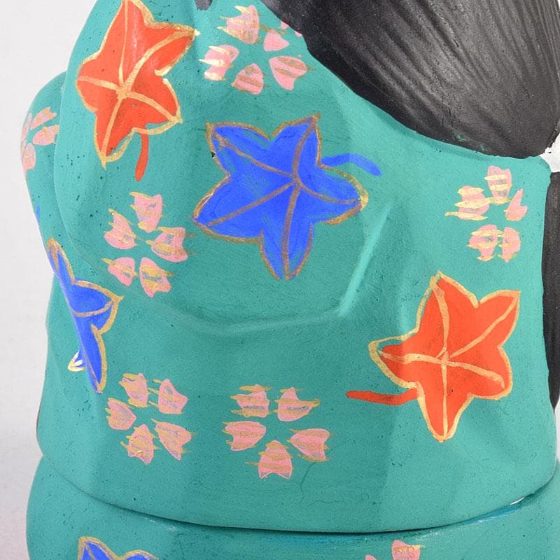 茶道具　京焼　北村雅耕作　お福　香合　共箱　V　8337