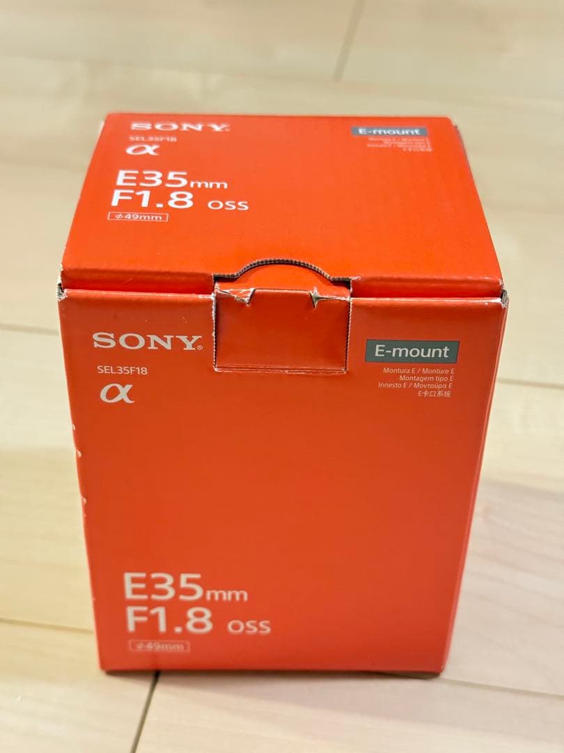 SONY E SEL35F18 35mm F1.8 OSS レンズ