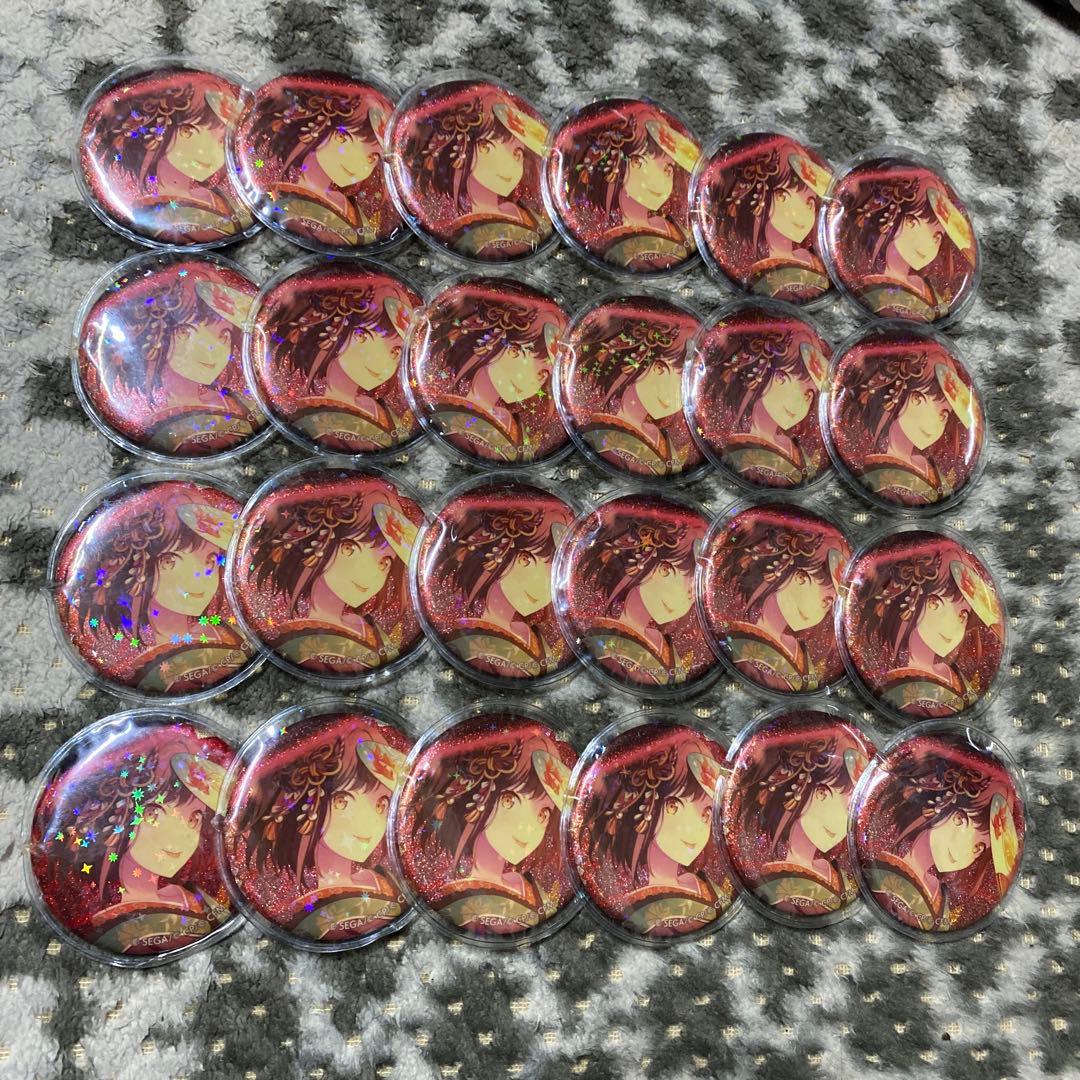 え*あ様 東雲絵名 夏祭り グリッター缶バッジ 10C 24個セット