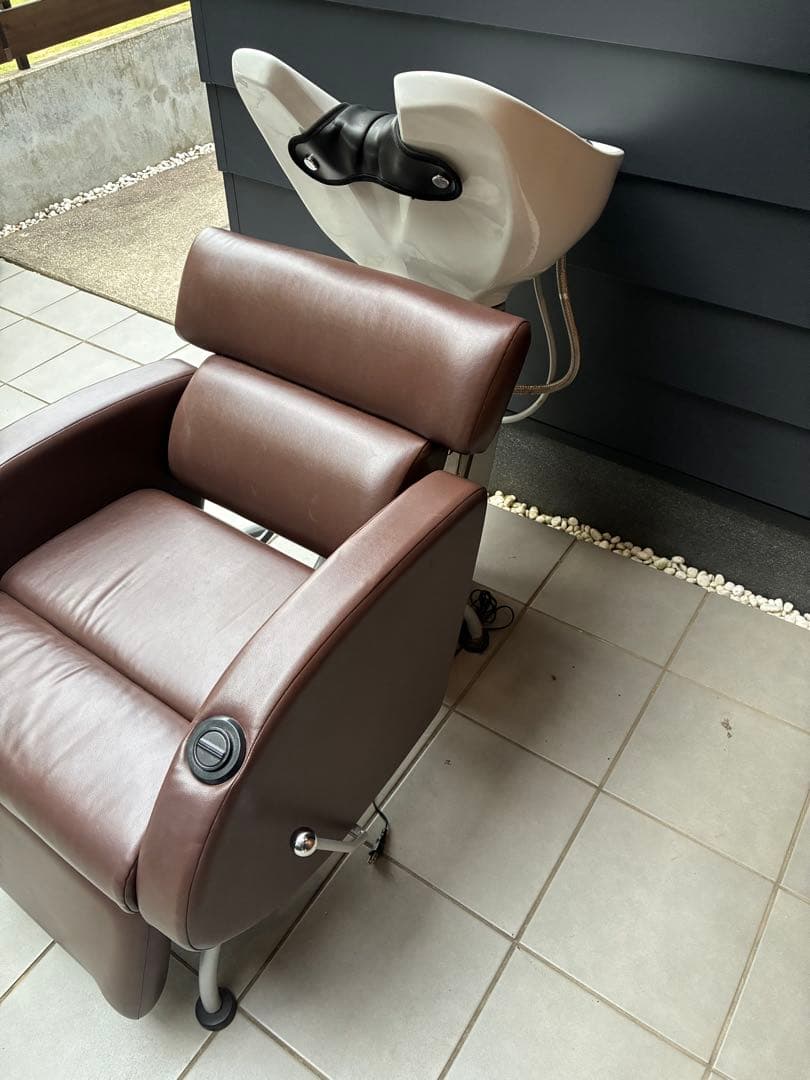 シャンプーボウルとシャンプー椅子のセット