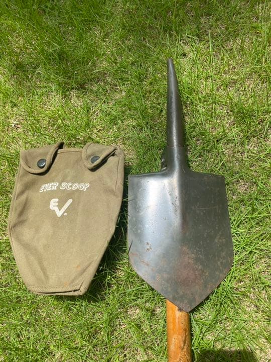 希少ビンテージ　ever scoop 折り畳みスコップ＆ピッケル
