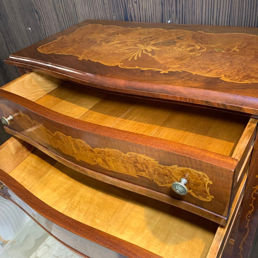 イタリア　アンティーク　象嵌